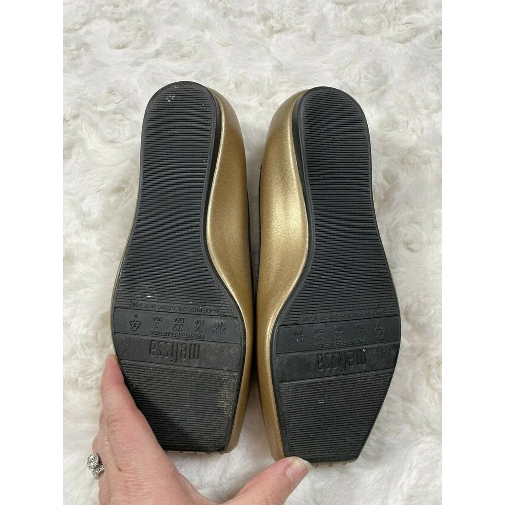 Mel Dreamed by Melissa Gold shoes youth size 3
